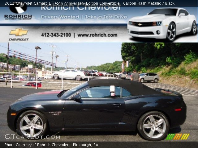 2012 Chevrolet Camaro LT 45th Anniversary Edition Convertible in Carbon Flash Metallic