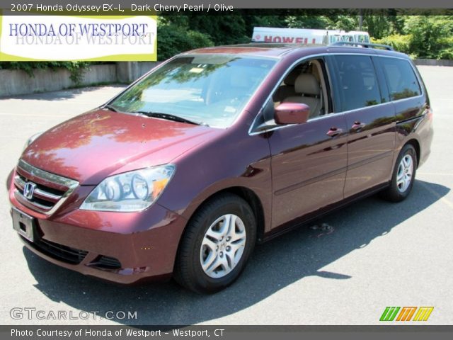 2007 Honda Odyssey EX-L in Dark Cherry Pearl