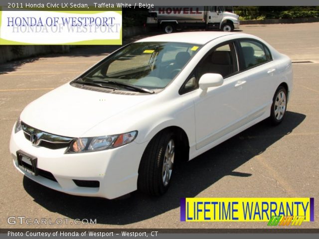 2011 Honda Civic LX Sedan in Taffeta White