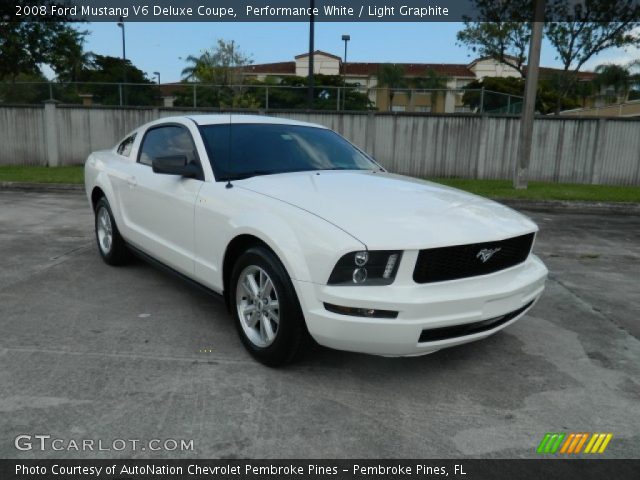 2008 Ford Mustang V6 Deluxe Coupe in Performance White