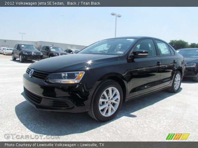 2012 Volkswagen Jetta SE Sedan in Black