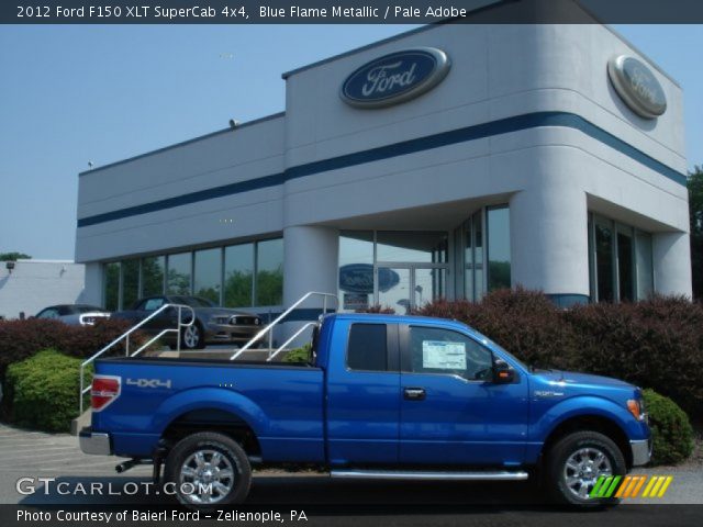 2012 Ford F150 XLT SuperCab 4x4 in Blue Flame Metallic