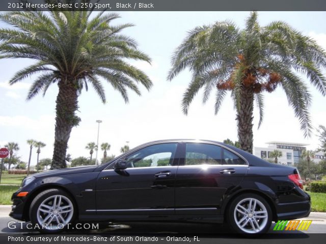 2012 Mercedes-Benz C 250 Sport in Black