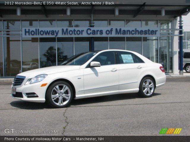 2012 Mercedes-Benz E 350 4Matic Sedan in Arctic White