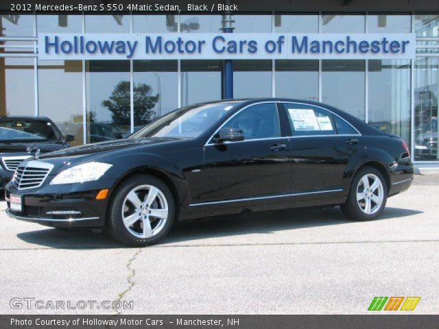 2012 Mercedes-Benz S 550 4Matic Sedan in Black