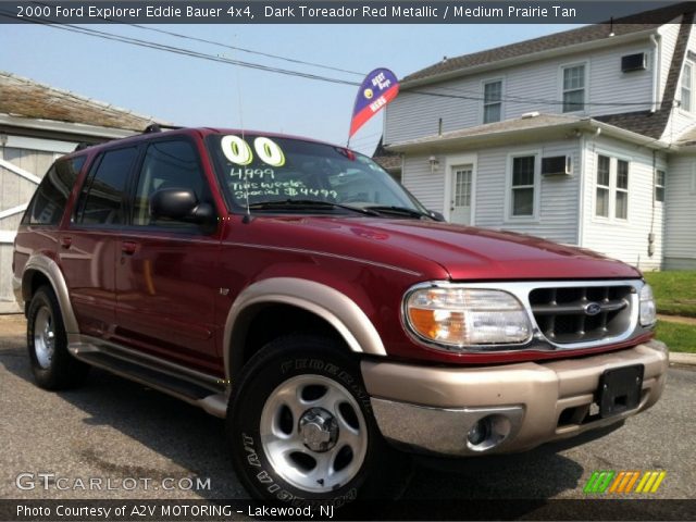 2000 Ford Explorer Eddie Bauer 4x4 in Dark Toreador Red Metallic