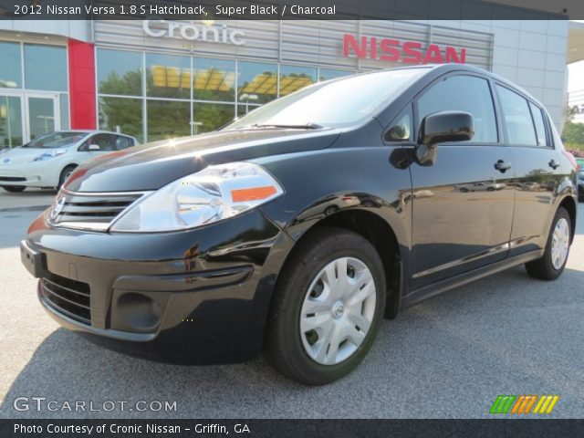 2012 Nissan Versa 1.8 S Hatchback in Super Black