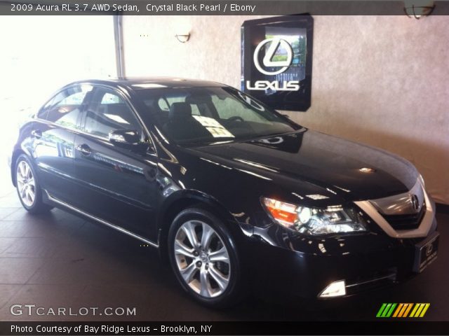 2009 Acura RL 3.7 AWD Sedan in Crystal Black Pearl