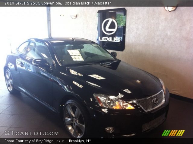 2010 Lexus IS 250C Convertible in Obsidian Black