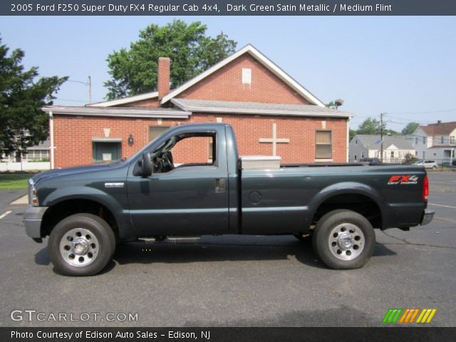2005 Ford F250 Super Duty FX4 Regular Cab 4x4 in Dark Green Satin Metallic