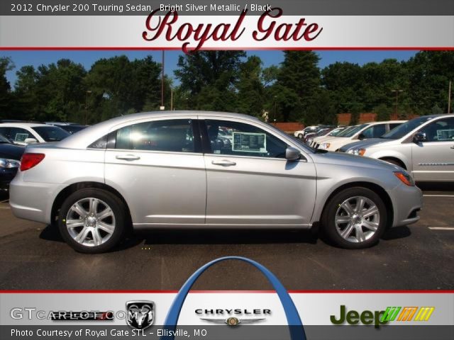 2012 Chrysler 200 Touring Sedan in Bright Silver Metallic