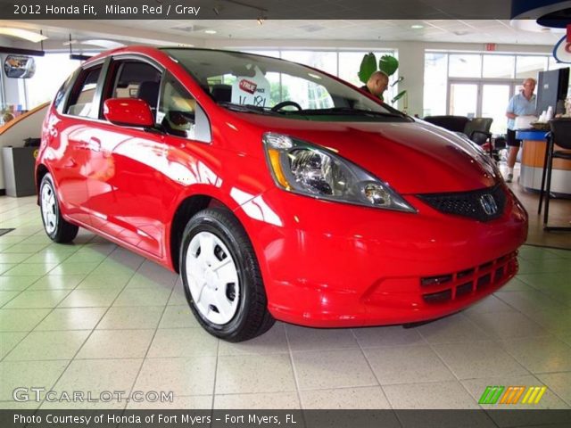 2012 Honda Fit  in Milano Red