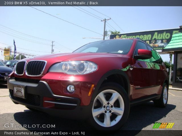2009 BMW X5 xDrive30i in Vermillion Red Metallic
