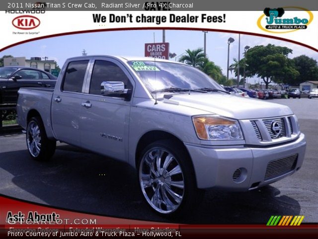 2011 Nissan Titan S Crew Cab in Radiant Silver