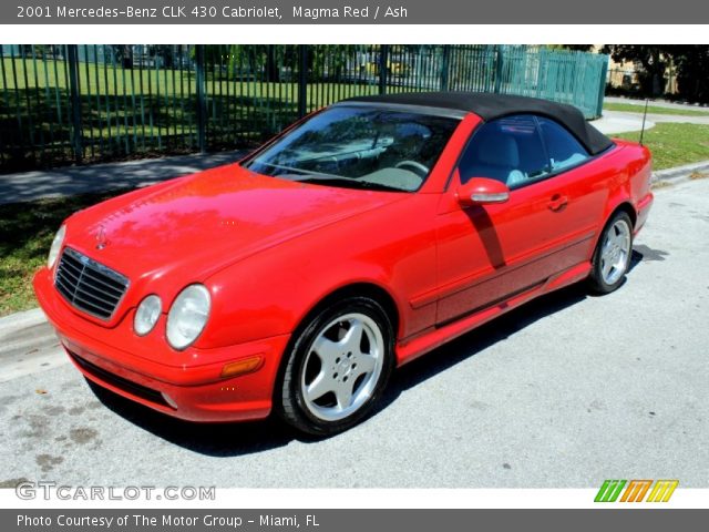 2001 Mercedes-Benz CLK 430 Cabriolet in Magma Red