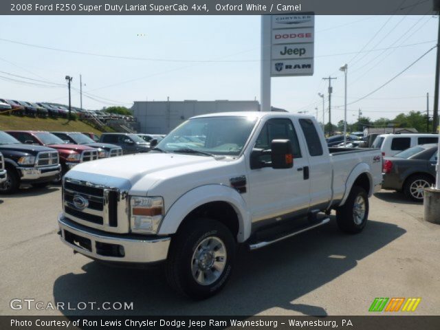 2008 Ford F250 Super Duty Lariat SuperCab 4x4 in Oxford White