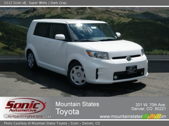 2012 Scion xB  in Super White