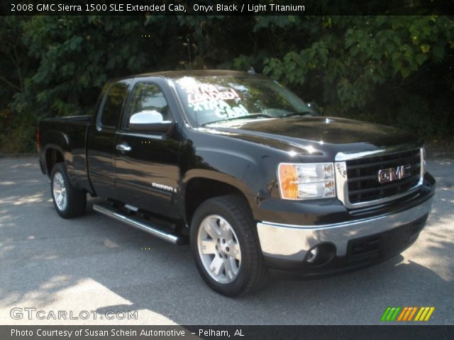 2008 GMC Sierra 1500 SLE Extended Cab in Onyx Black