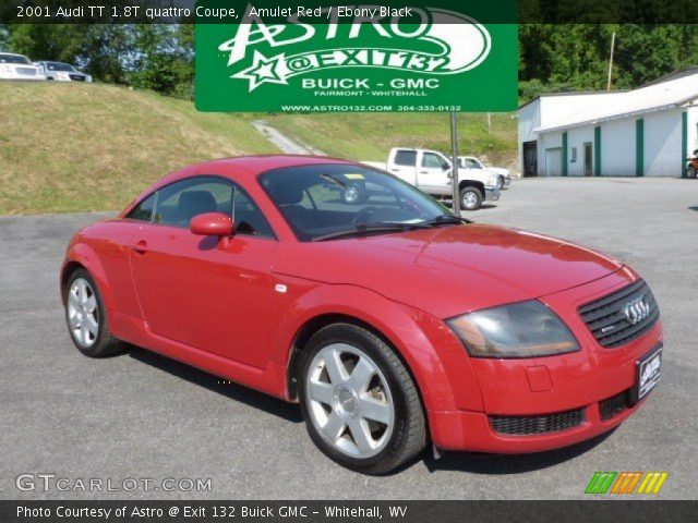 2001 Audi TT 1.8T quattro Coupe in Amulet Red