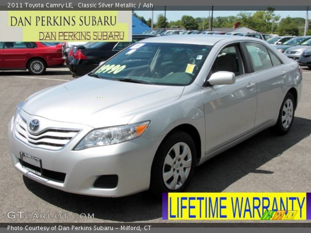 2011 Toyota Camry LE in Classic Silver Metallic
