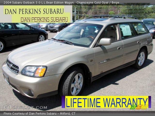 2004 Subaru Outback 3.0 L.L.Bean Edition Wagon in Champagne Gold Opal