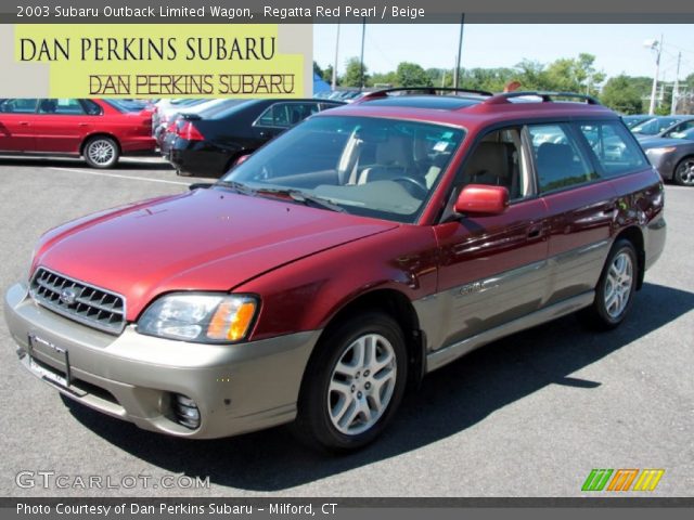 2003 Subaru Outback Limited Wagon in Regatta Red Pearl