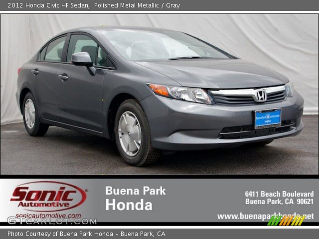 2012 Honda Civic HF Sedan in Polished Metal Metallic