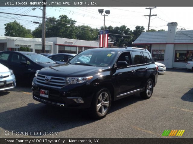 2011 Toyota Highlander Limited 4WD in Black
