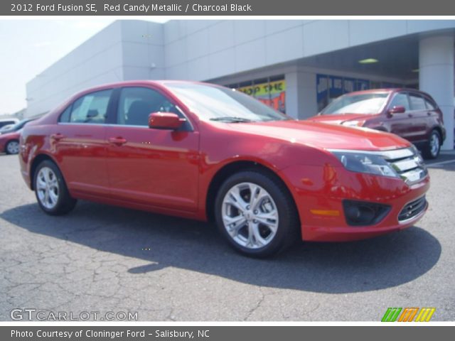2012 Ford Fusion SE in Red Candy Metallic