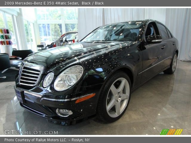 2009 Mercedes-Benz E 350 4Matic Sedan in Black