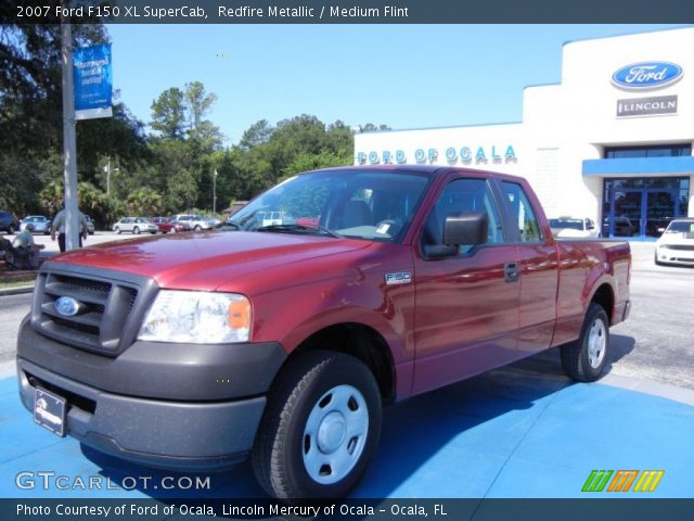 2007 Ford F150 XL SuperCab in Redfire Metallic