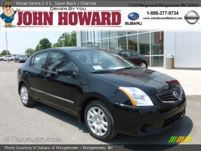 2012 Nissan Sentra 2.0 S in Super Black