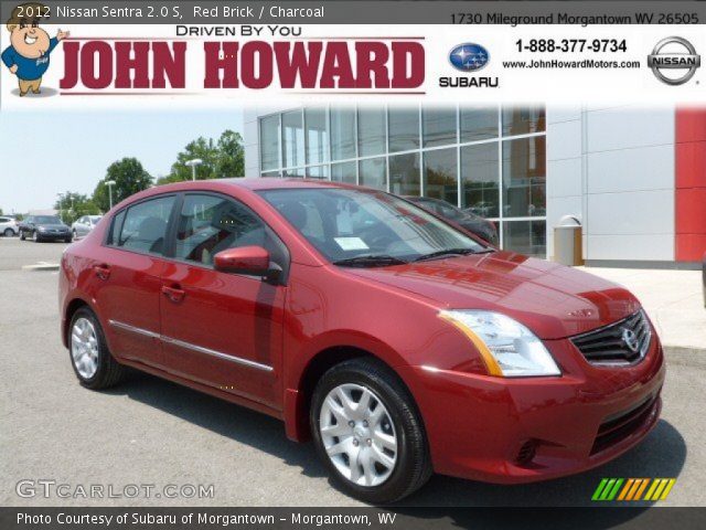 2012 Nissan Sentra 2.0 S in Red Brick