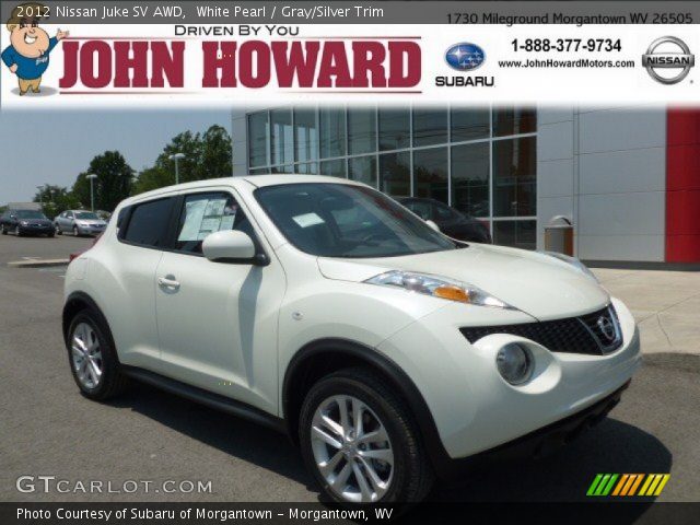 2012 Nissan Juke SV AWD in White Pearl