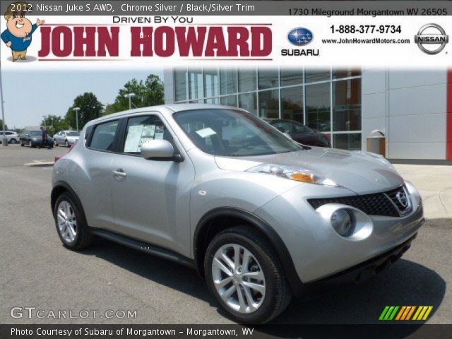 2012 Nissan Juke S AWD in Chrome Silver