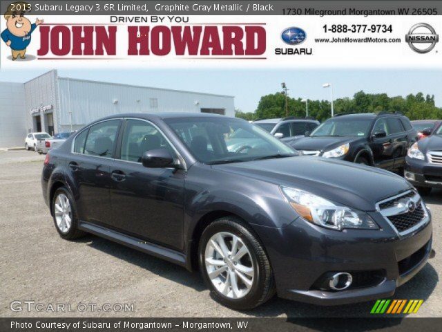2013 Subaru Legacy 3.6R Limited in Graphite Gray Metallic