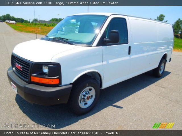 2012 GMC Savana Van 3500 Cargo in Summit White