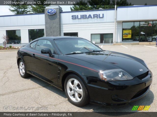 2005 Hyundai Tiburon GS in Obsidian Black