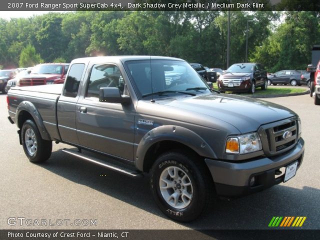 2007 Ford Ranger Sport SuperCab 4x4 in Dark Shadow Grey Metallic