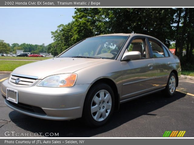 2002 Honda Civic EX Sedan in Titanium Metallic