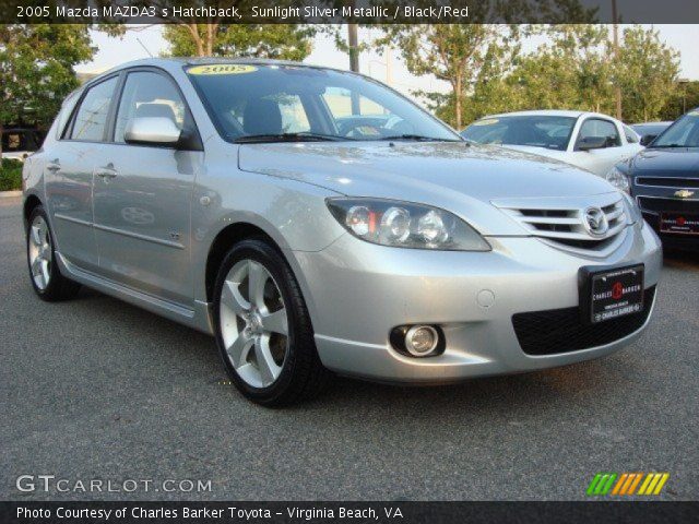 2005 Mazda MAZDA3 s Hatchback in Sunlight Silver Metallic