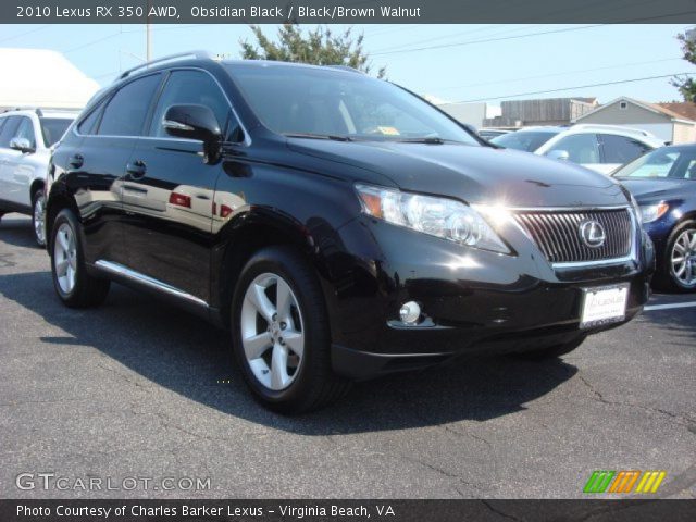2010 Lexus RX 350 AWD in Obsidian Black