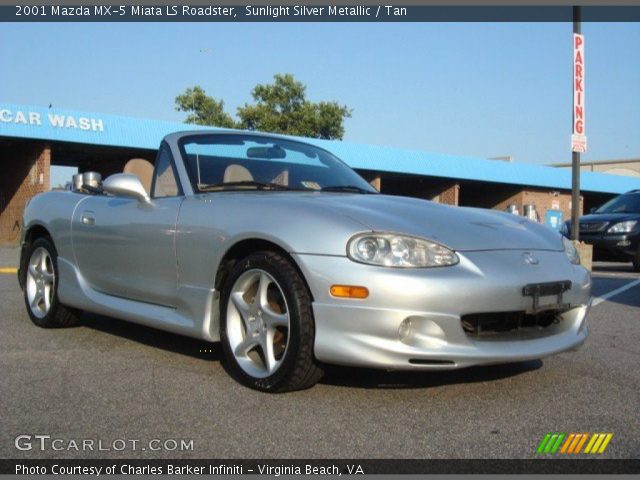 2001 Mazda MX-5 Miata LS Roadster in Sunlight Silver Metallic