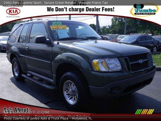 2001 Ford Explorer Sport in Spruce Green Metallic