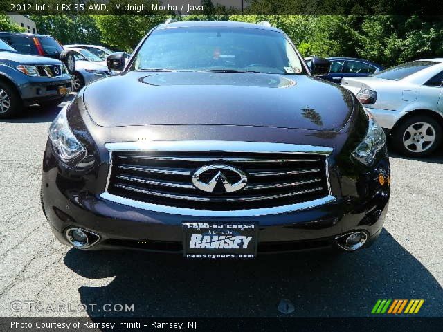 2012 Infiniti FX 35 AWD in Midnight Mocha