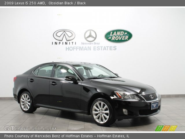 2009 Lexus IS 250 AWD in Obsidian Black