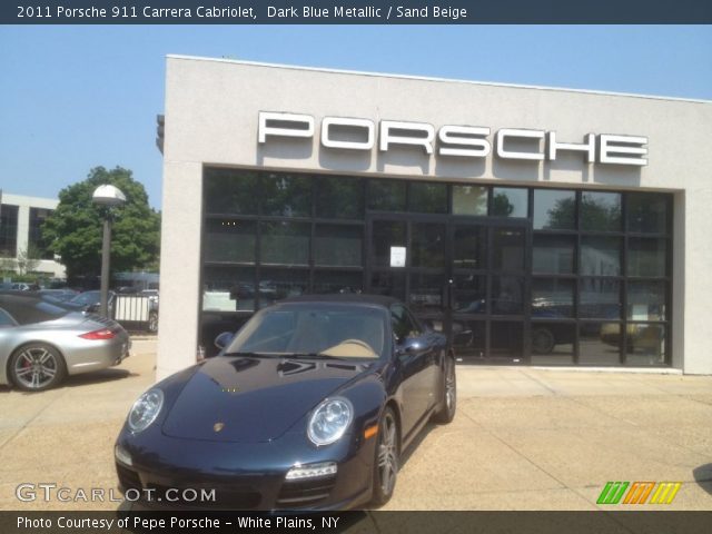 2011 Porsche 911 Carrera Cabriolet in Dark Blue Metallic