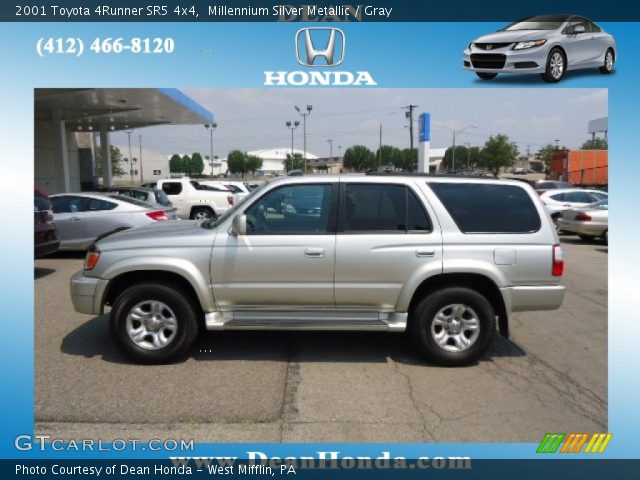 2001 Toyota 4Runner SR5 4x4 in Millennium Silver Metallic