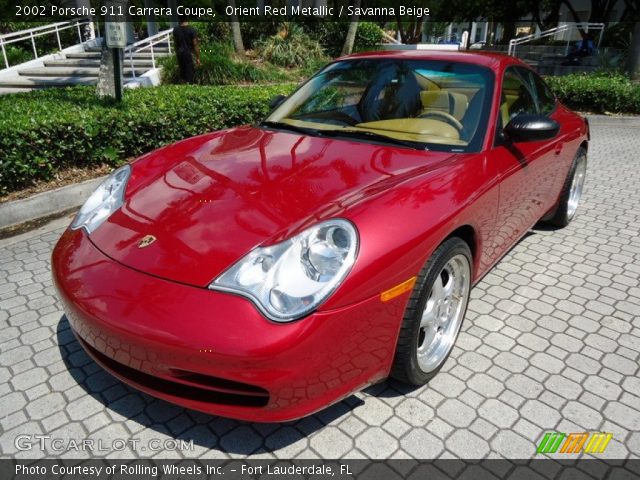 2002 Porsche 911 Carrera Coupe in Orient Red Metallic