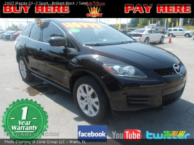 2007 Mazda CX-7 Sport in Brilliant Black